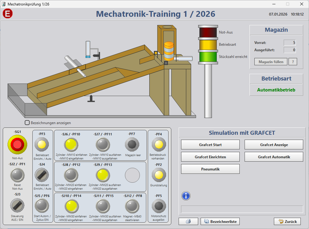Mechatronik GRAFCET 2025 Mechatronik GRAFCET 2025