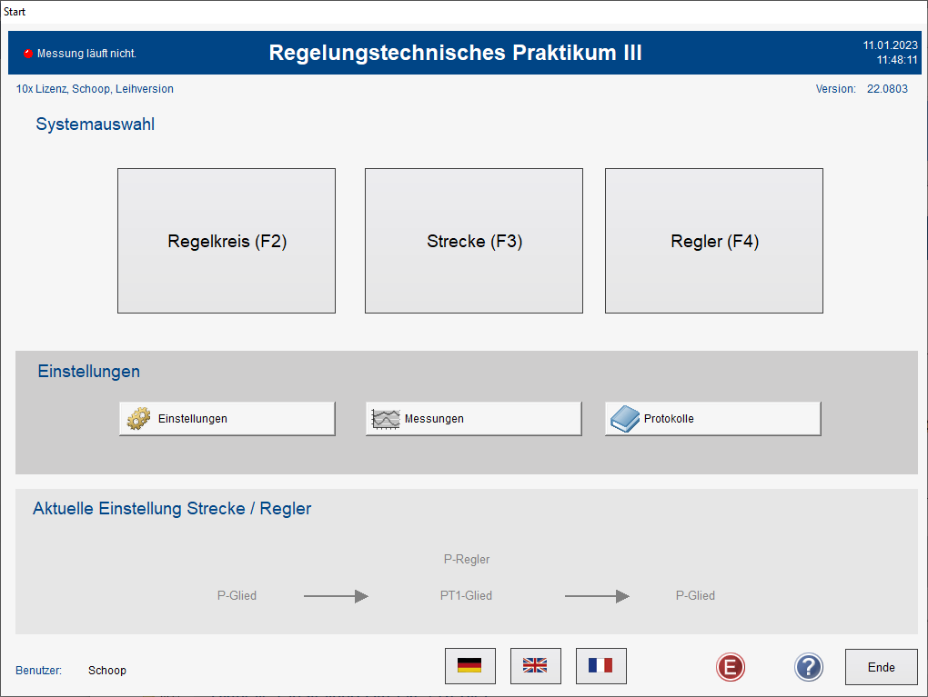 Regelungstechnik III - Beliebige Strecken und Regler